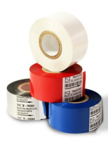  White ink ribbon for date printers 30mm x 100m