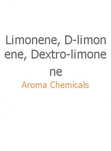 Limonene, D-limonene, Dextro-limonene