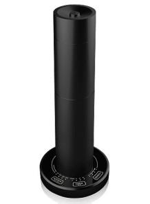  Scent diffuser, tall/steel, Atomizer system (150ml/100 sq m./black)
