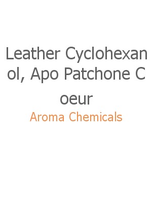 Leather Cyclohexanol, Apo Patchone Coeur, Folrosia
