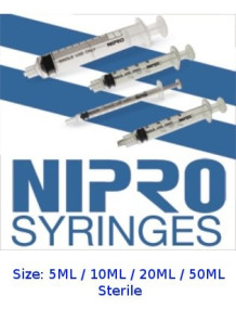  Syringe 20cc (Sterile, Luer Slip)