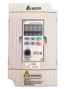  Inverter ควบคุมความเร็วมอเตอร์ VFD022M43B 2.2KW (Delta Electronics)