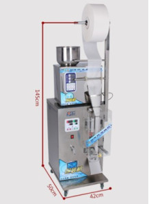  Automatic powder packing machine, bag sealer, sachet insert (1-300 grams, side seal)