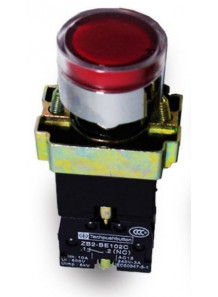 สวิทช์ XB2 ZB2 กดแล้วค้าง LED สีแดง 220V