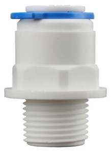  Straight connector 3 hun/3 hun, external thread