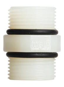 Straight connector 6 hun/6...
