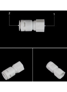  Straight joint, 2 inch/1 inch, rotating thread to lock the pipe