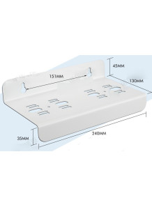  Mounting bracket for 2 10-inch water filter cylinders