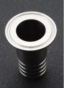  Straight joint, stainless steel 304, ferrule 50.5mm, fishtail thread 19mm