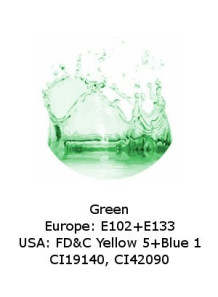  Green Powder‎ (CI19140, CI42090) (Water-Soluble)