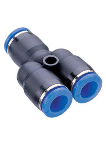  3-way air connector (Y) reduces pipe 10,8 mm. (PW10-8)