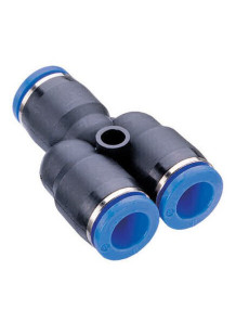  3-way air connector (Y) reducing pipe 10,6 mm. (PW10-6)