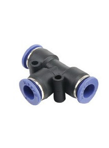  3-way air connector (T) reducing pipe 16,12mm (PEG16-12)