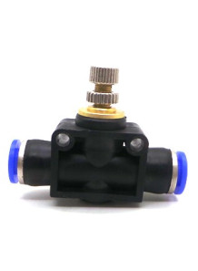  Air connector with speed control 8mm LSA-8