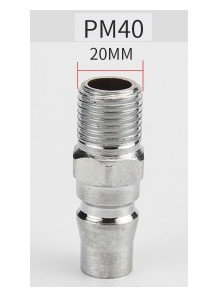  Quick connector, plug-male thread, PM-40