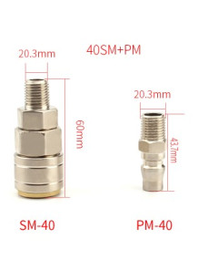  Quick-connect air coupling set SM+PM-40