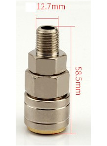  Air coupling, quick connect, socket-male thread, SM-20