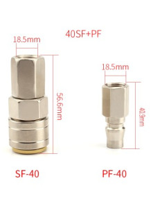  Quick-connect air coupling set SF+PF-40