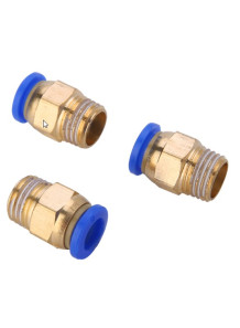  Straight air connector, 4mm pipe, 5mm male thread (PC4-M5)