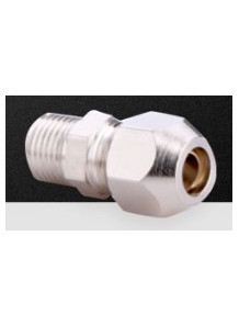  Straight air connector, quick connect, 4mm pipe, 5mm male thread (PC4-M5)