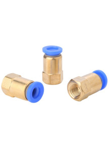  Straight air connector, 6mm pipe, internal thread 1/8 (PCF6-01)