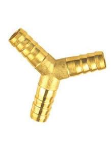  3-way air connector (Y), crimp thread 14mm