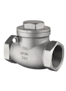  Check valve, stainless steel 304, female thread, DN20 (3/4)
