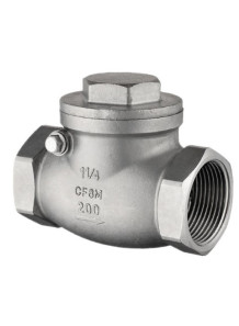  Check valve, stainless steel 304, female thread, DN25 (1)