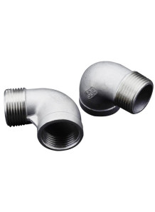  Stainless steel elbow 304, external thread, internal thread DN8 (1/4)