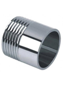 ข้อตรง สแตนเลส 304 เกลียวนอก, เรียบ DN32 (1.2")