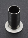  Straight joint, stainless steel 304, ferrule 64.00 mm, fishtail thread 45 mm
