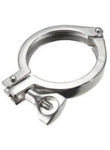 Ferrule clamp, stainless steel 304, 77.5mm
