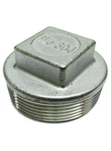  Stainless steel plug 304 outside DN15