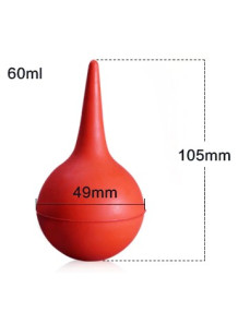 Rubber blower ball (red,...