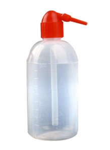  Squeeze bottle for distilled water, lock end, Wash Bottle 500 ml