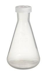 ฟลาสก์พลาสติก Erlenmeyer มีฝา 50ml