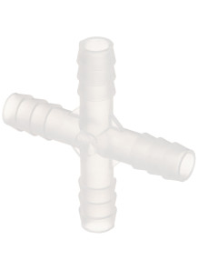 4-way plastic joint 4mm