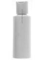 White plastic bottle, tall round shape, white flip cap, 100ml