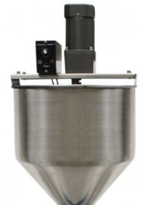  30 liter stainless steel pot with stirring blade for horizontal cream filling machine.