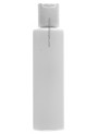  White plastic bottle Tall square shape, white flip cap, 100ml