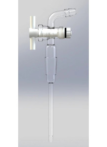  Charging Valve สำหรับ Rotary Evaporator (14/23, ยาว 20cm)