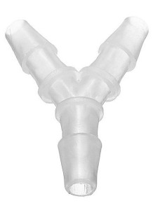 Plastic joint (Y) 3-way 4mm