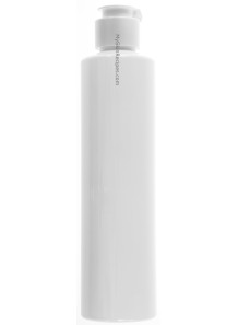 White plastic bottle, tall...