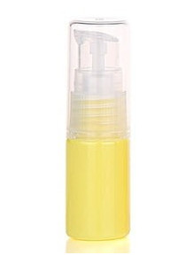 ขวดปั๊ม ครีม เจล ของเหลว สีเหลือง 10ml