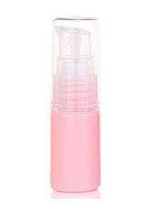 ขวดปั๊ม ครีม เจล ของเหลว สีชมพูอ่อน 10ml