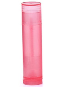  Lipstick tube, lip balm, red, 5g