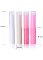  Lipstick tube, lip balm, tall shape, 4g, white