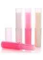  Lipstick tube, lip balm, tall shape, 4g, white