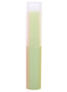  Lipstick tube, lip balm, tall shape, 4g, green