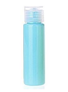  Flip cap bottle, cream, gel, liquid, blue-green, 30ml